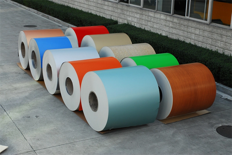 Factory Supplier Alucosuper PVDF PE Epoxy Material Color Coated Pattern Pallet Aluminum Brazing Alloy Sheet Aluminum Coil for Building Construction