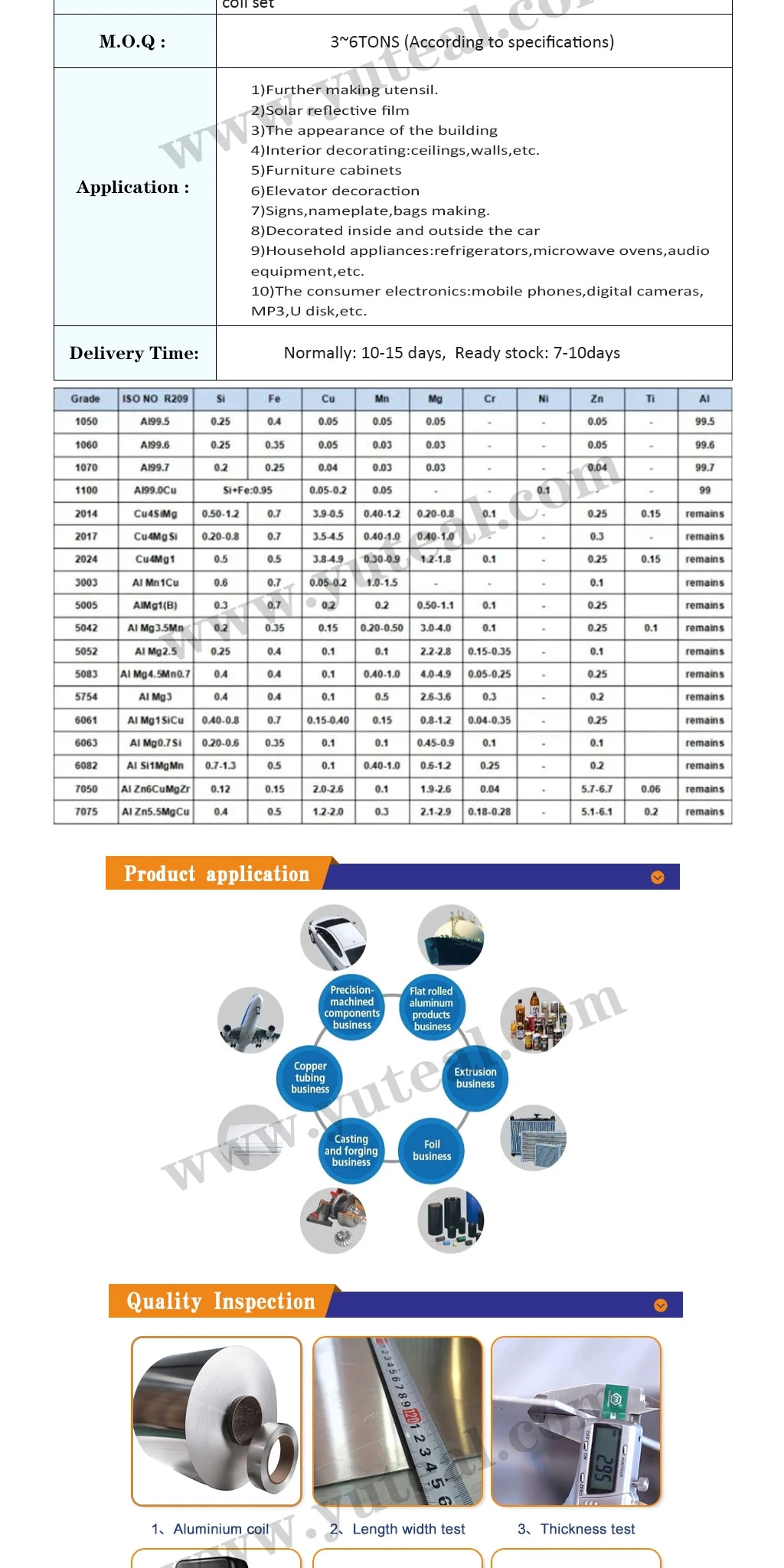 Manufacturers Sell 1050 1060 1100 1145 1199 1350 3003 3004 3105 3A21 Aluminum Coil Aluminium Coil / Copper Coil / Steel Coil